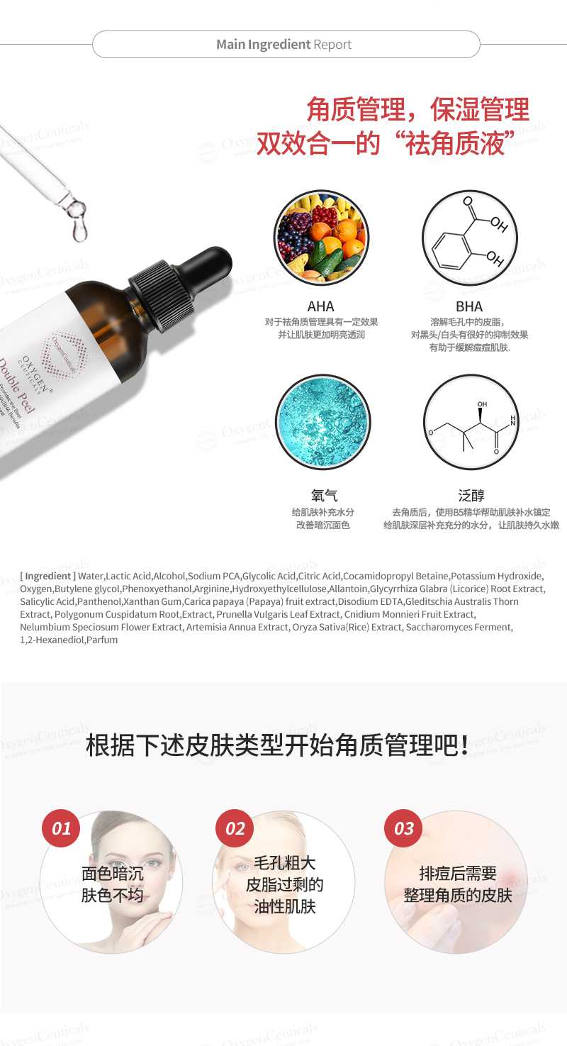 Double Peel Exfoliating Solution-Guangzhou Muning Biotechnology Co., Ltd.
