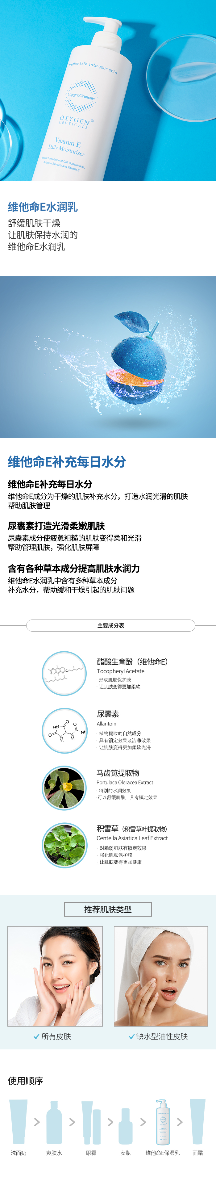 Vitamin-E Daily Moisturizer Vitamin E Daily Moisturizer-Guangzhou Mu Ning Biotechnology Co., Ltd.