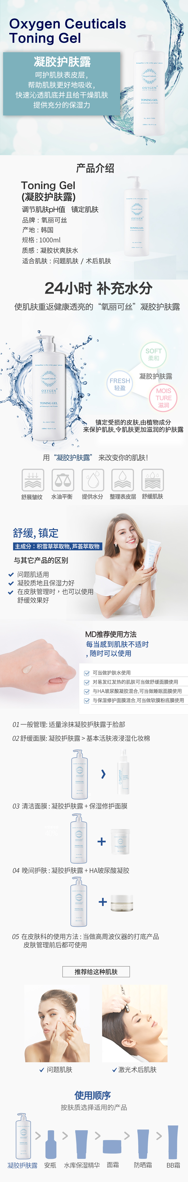 Toning Gel Skin Care Lotion-Guangzhou Muning Biotechnology Co., Ltd.
