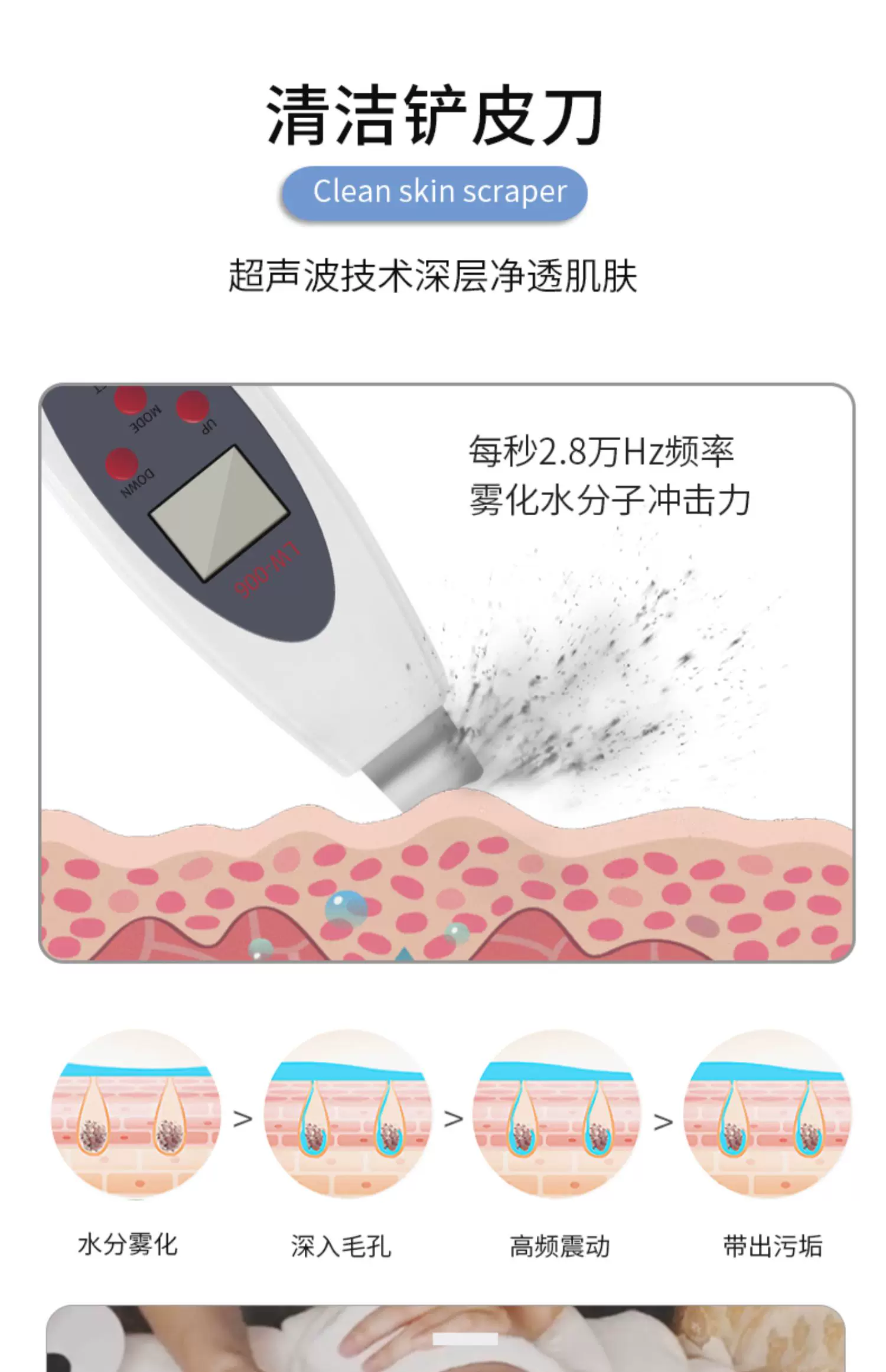 AXXZIA Japanese Needle-Free All-in-One Hydra Facial Device