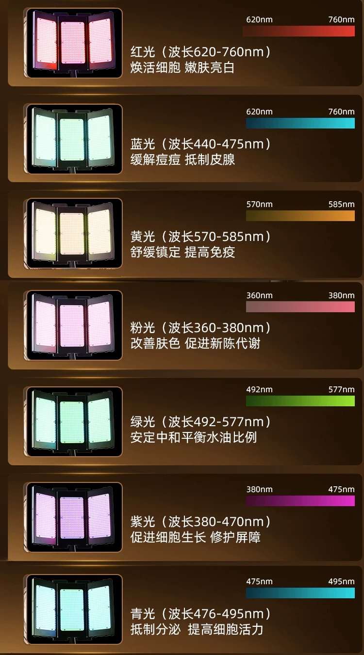 HC Seoul Korean Black Warrior LED Panel Beauty Device
