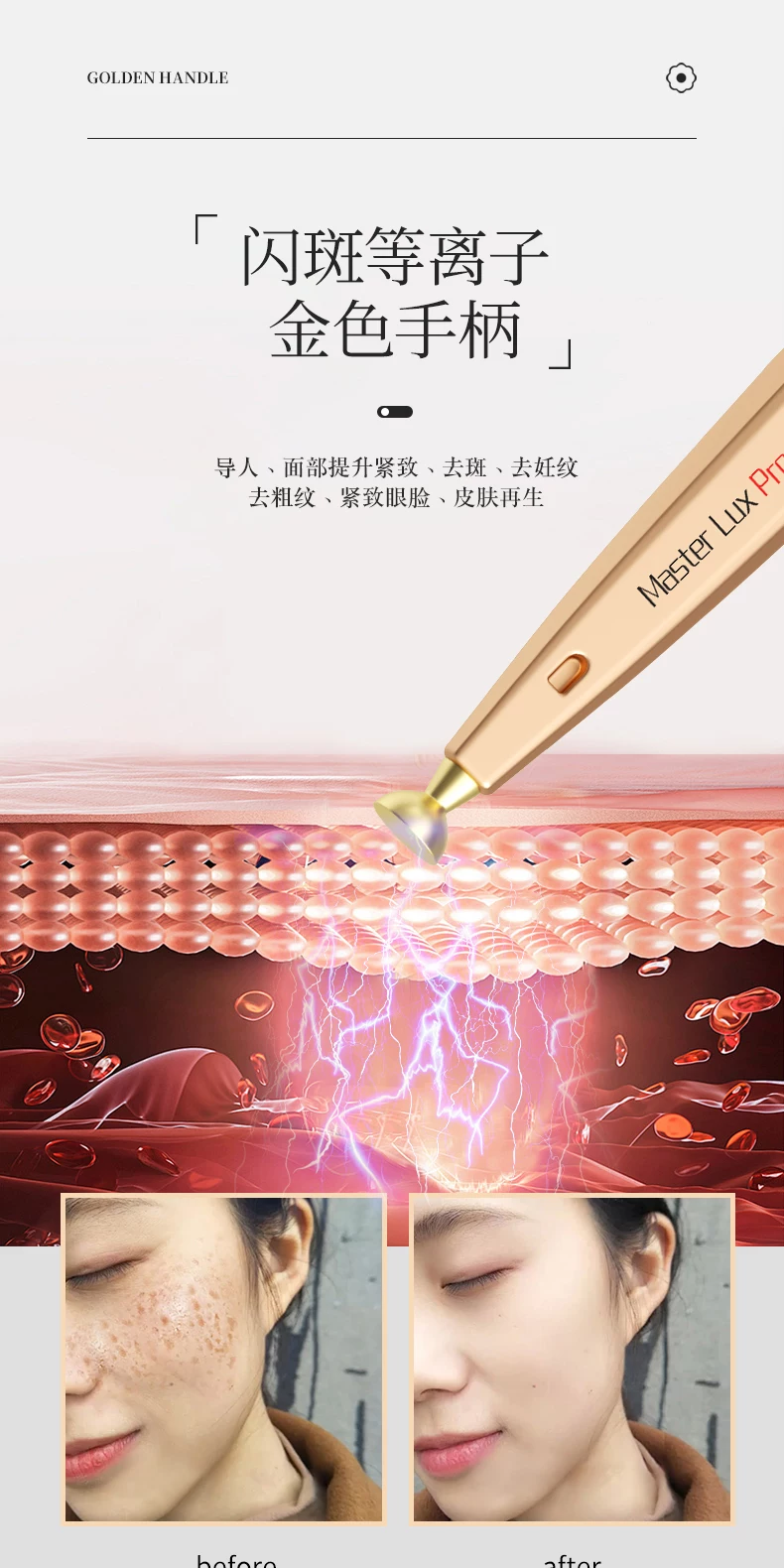 MASTER LUX PRO 2-in-1 Plasma Beauty Device